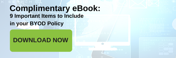 eBook: 9 Important Items to Include in Your BYOD Policy